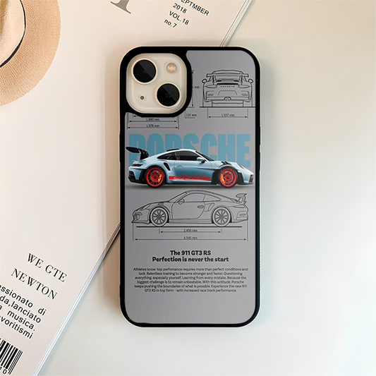 Blue Caption Car Case - Case On