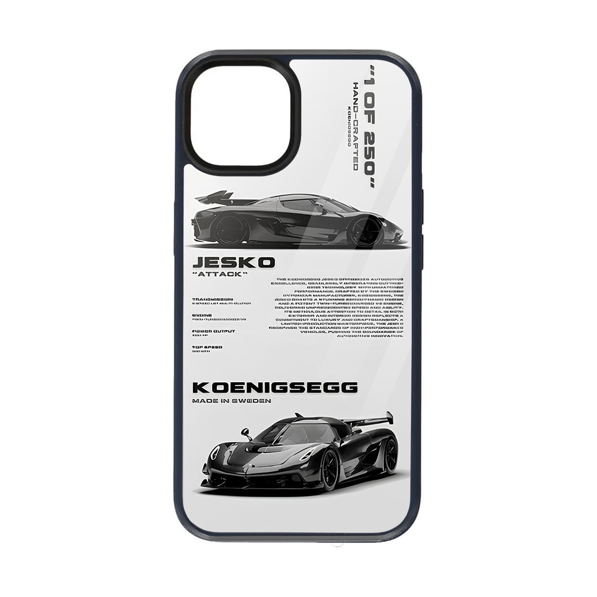 White Theme Car Case - Case On